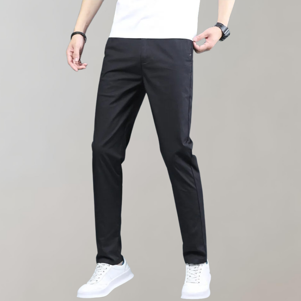 Stretch Pants | Skinny | Elastic Waist | Chino Pants | Men's Pants