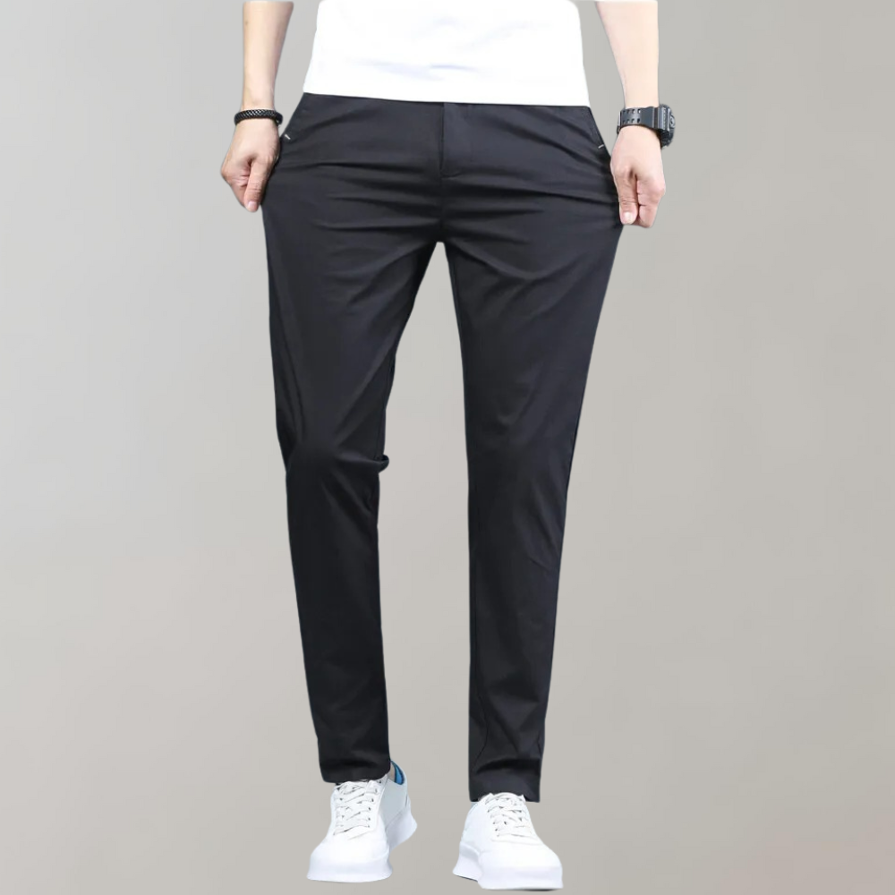 Stretch Pants | Skinny | Elastic Waist | Chino Pants | Men's Pants