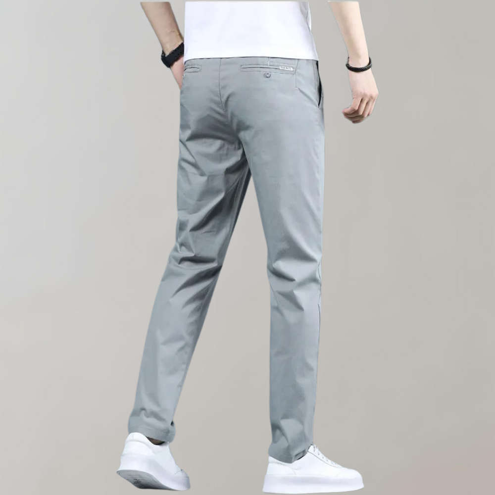 Stretch Pants | Skinny | Elastic Waist | Chino Pants | Men's Pants