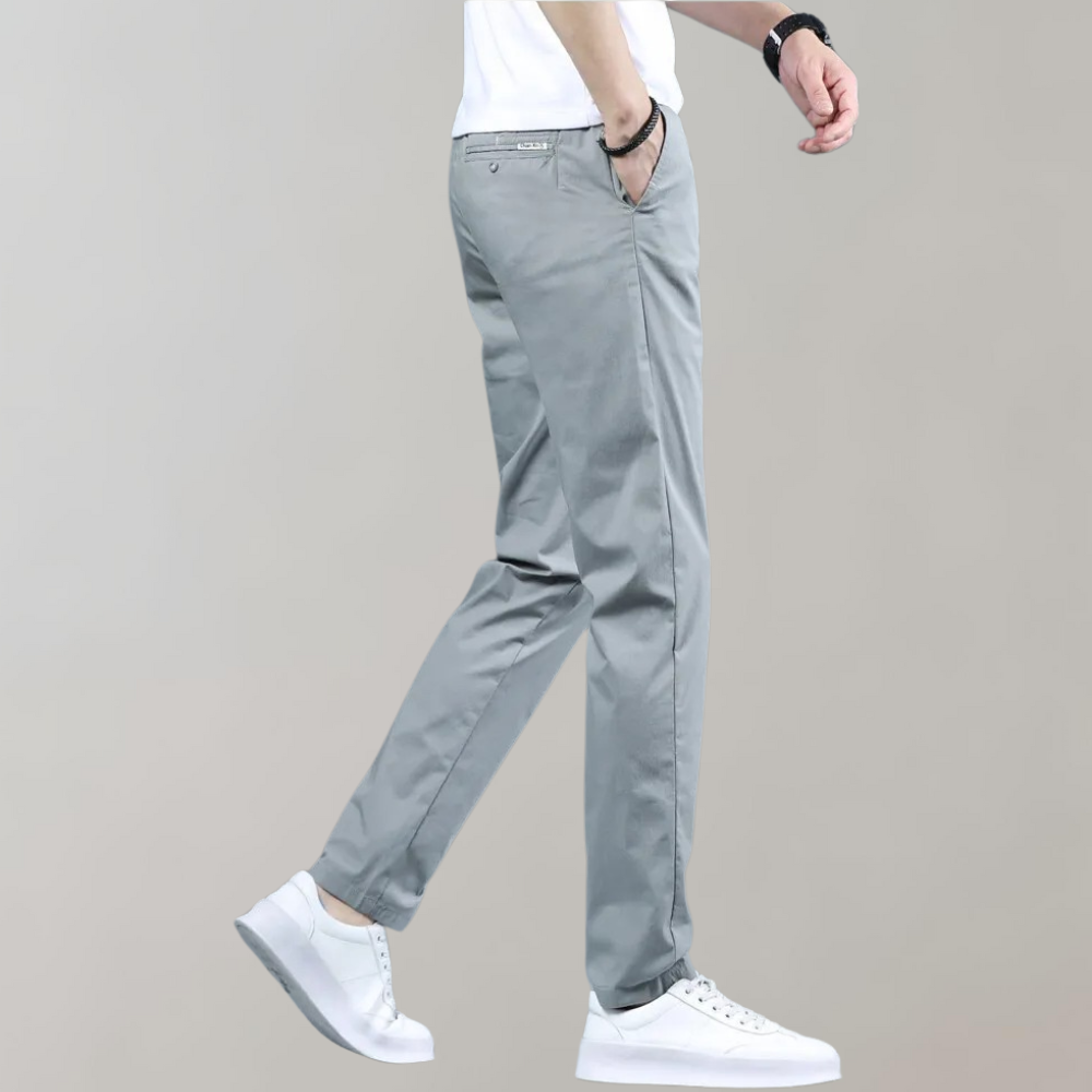 Stretch Pants | Skinny | Elastic Waist | Chino Pants | Men's Pants