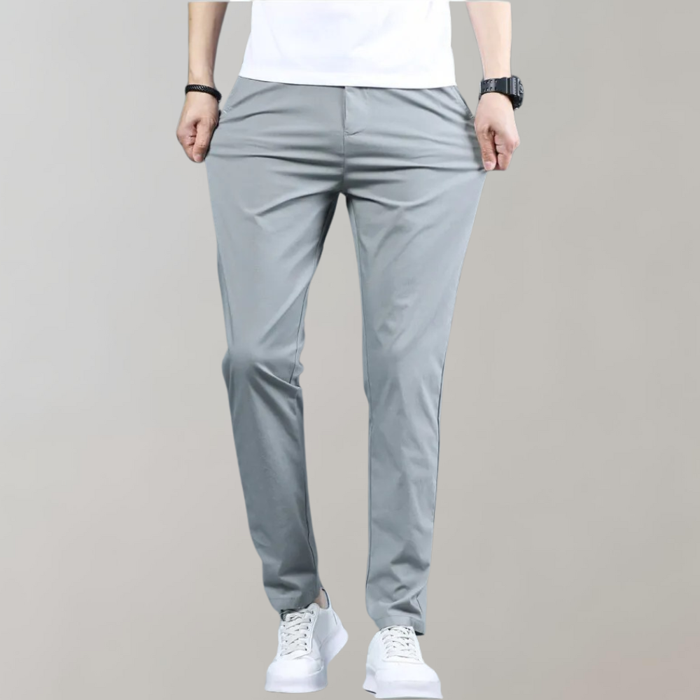 Stretch Pants | Skinny | Elastic Waist | Chino Pants | Men's Pants