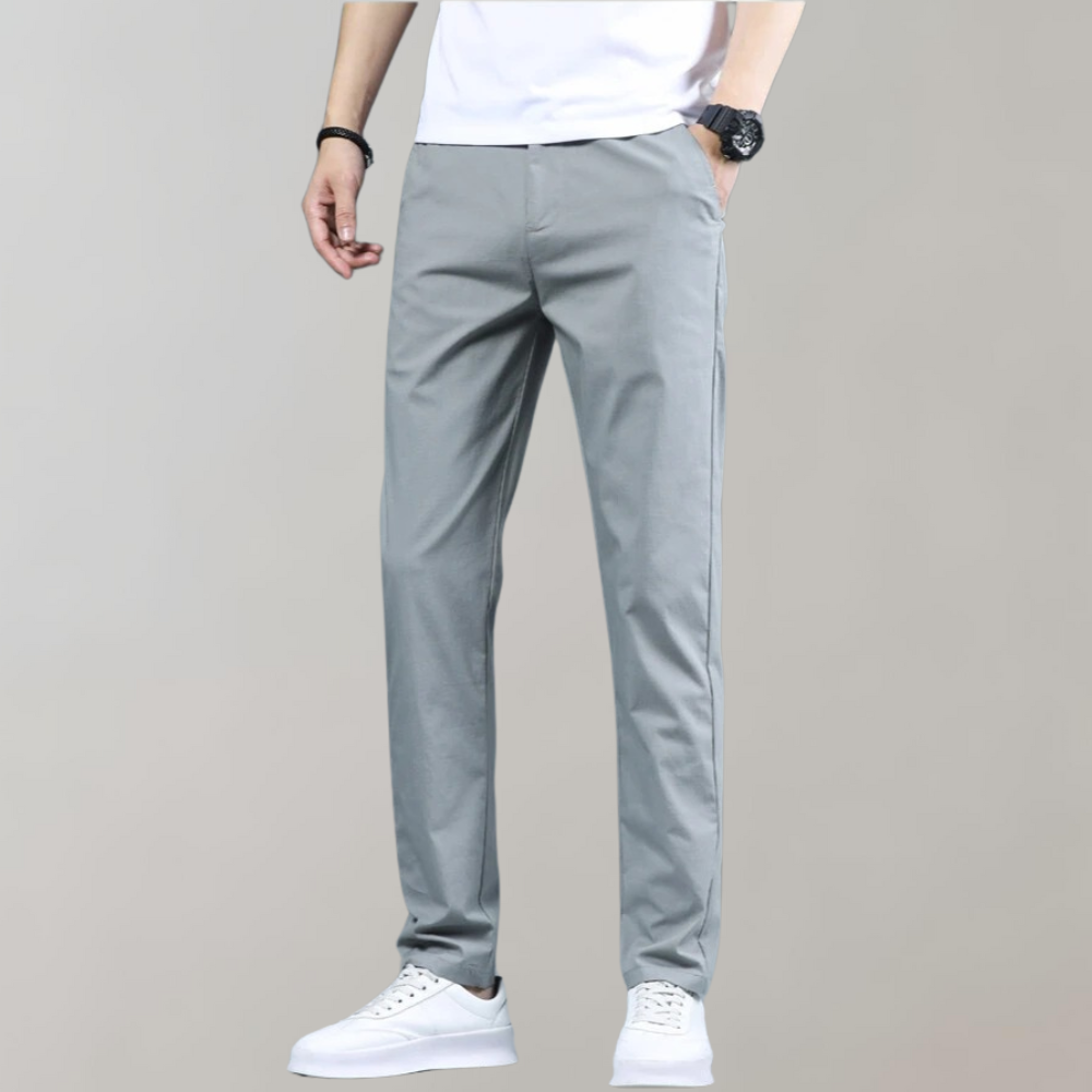 Stretch Pants | Skinny | Elastic Waist | Chino Pants | Men's Pants