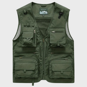 Cargo Vest | Zip-Up | Pockets | Cargo Gilet | Men's Gilet