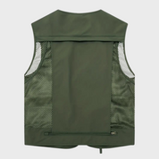 Cargo Vest | Zip-Up | Pockets | Cargo Gilet | Men's Gilet