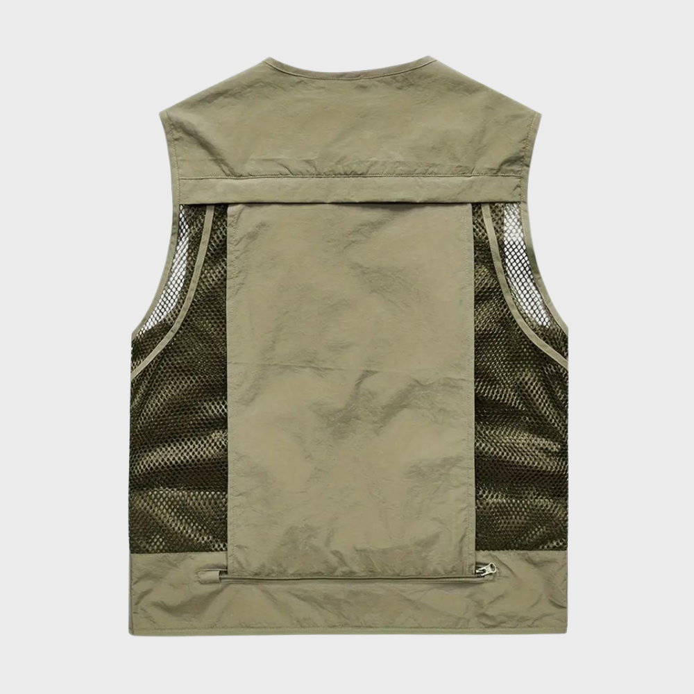 Cargo Vest | Zip-Up | Pockets | Cargo Gilet | Men's Gilet