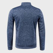 Half Zip Pullover - Casual - Long Sleeve - Half Zip Sweatshirt - Men's Quarter Zip Sweaters