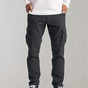 Cargo Pants - Men's Casual Straight Leg Cargo Trousers