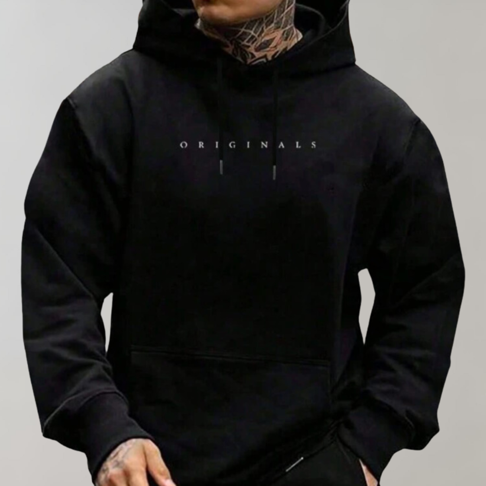 Men's Hoodie - Comfy Trendy Pullover Hoodie with Kangaroo Pocket