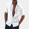 Short Sleeve Shirt - Men's Lightweight Buttoned Up Shirt for Summer