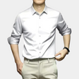 Non Iron Shirt - Button-Up - Long Sleeve - Dress Shirt - Men's Shirt