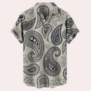 Short Sleeve Shirt | Printed | Lightweight | Button-Up Shirt | Men's Summer Shirt