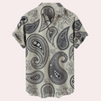 Short Sleeve Shirt | Printed | Lightweight | Button-Up Shirt | Men's Summer Shirt