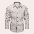 Cargo Shirt - Casual - Button-Up - Long Sleeve Shirt - Men's Shirt