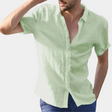 Summer Shirt - Men's Lightweight Short Sleeve Button-Up Shirt