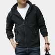 Summer Jacket - Men's Hooded Lightweight Cargo Jacket