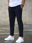 Chino Pants - Men's Casual Skinny Stretch Chino Trousers