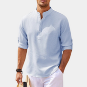 Men's Shirt | Lightweight | Long Sleeve | Buttoned Up Shirt | Linen Shirt