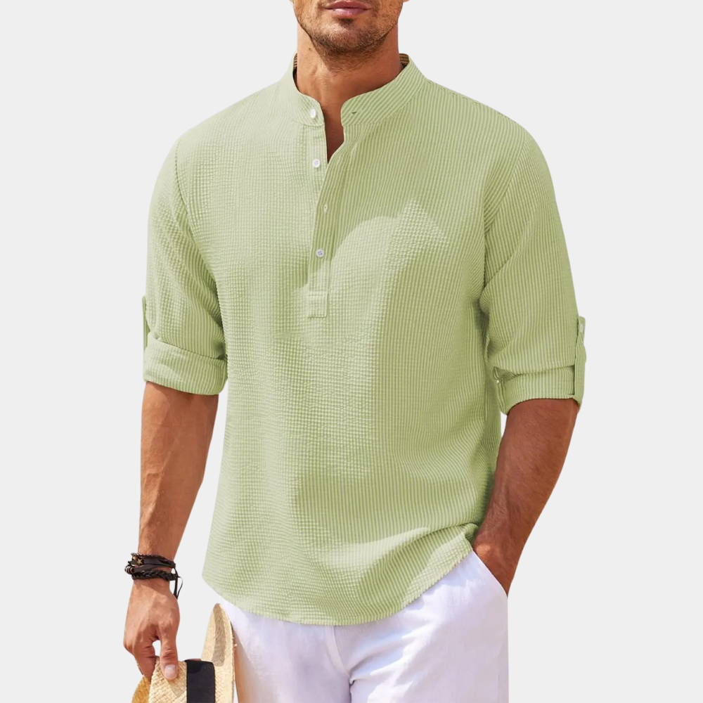 Men's Shirt | Lightweight | Long Sleeve | Buttoned Up Shirt | Linen Shirt