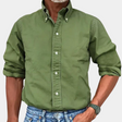 Men's Shirt | Long Sleeve | Lapel | Shirts Button-Up | Men's Casual Shirts