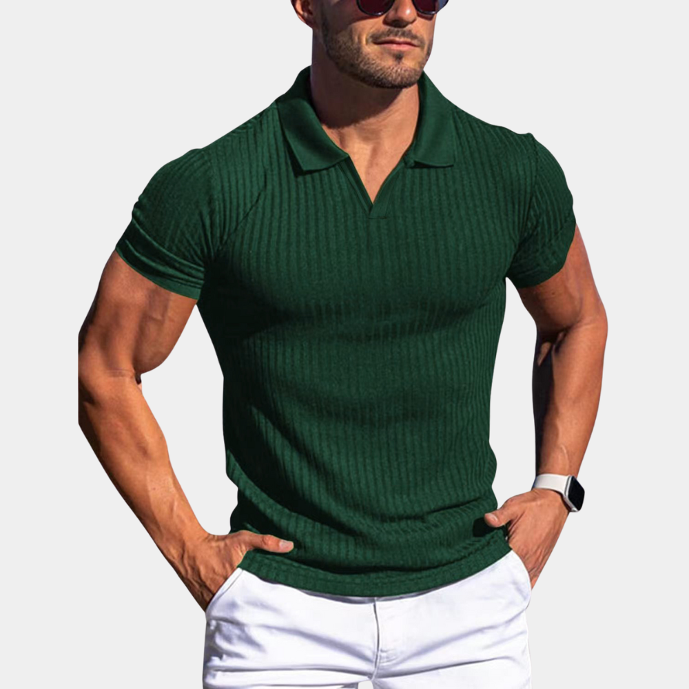 Polo Shirt | Collared | Ribbed | Polo T-Shirt | Men's Clothing