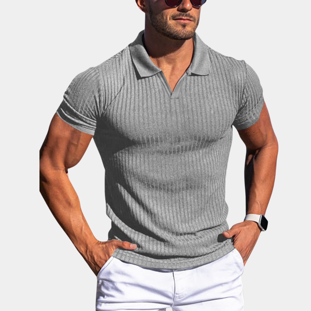 Polo Shirt | Collared | Ribbed | Polo T-Shirt | Men's Clothing