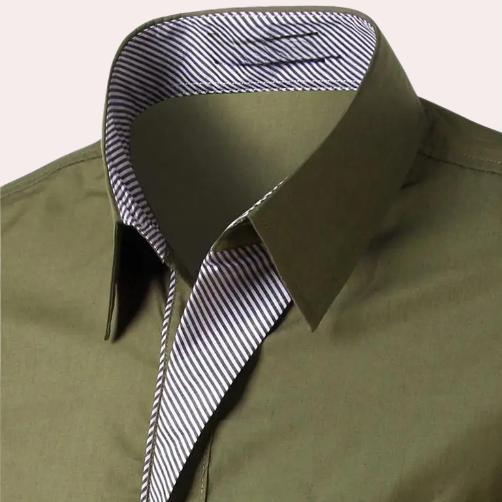 Dress Shirt | Slim Fit | Long Sleeve | Button-Up Shirt | Men's Shirt