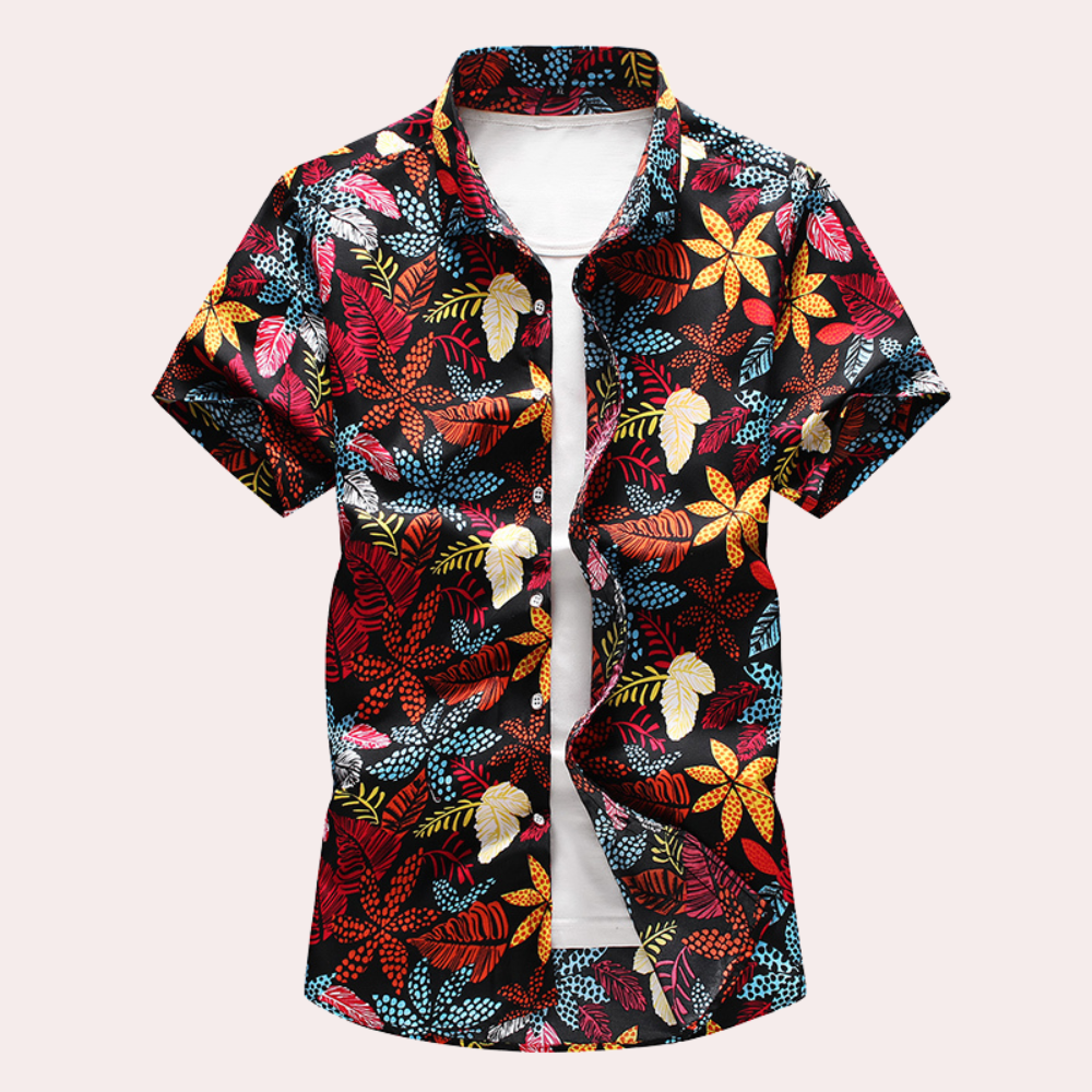 Hawaii Shirt | Printed | Button-Up | Short Sleeve Shirt | Men's Summer Shirt 
