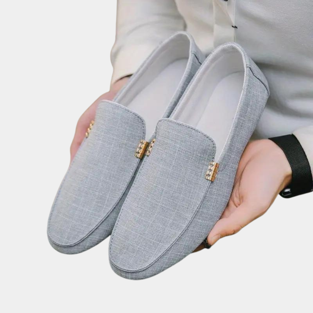 Loafers - Men's Comfortable Flat Canvas Summer Shoes