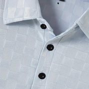 Polo T-Shirt - Men's Quarter Button Short Sleeve Polo Shirt