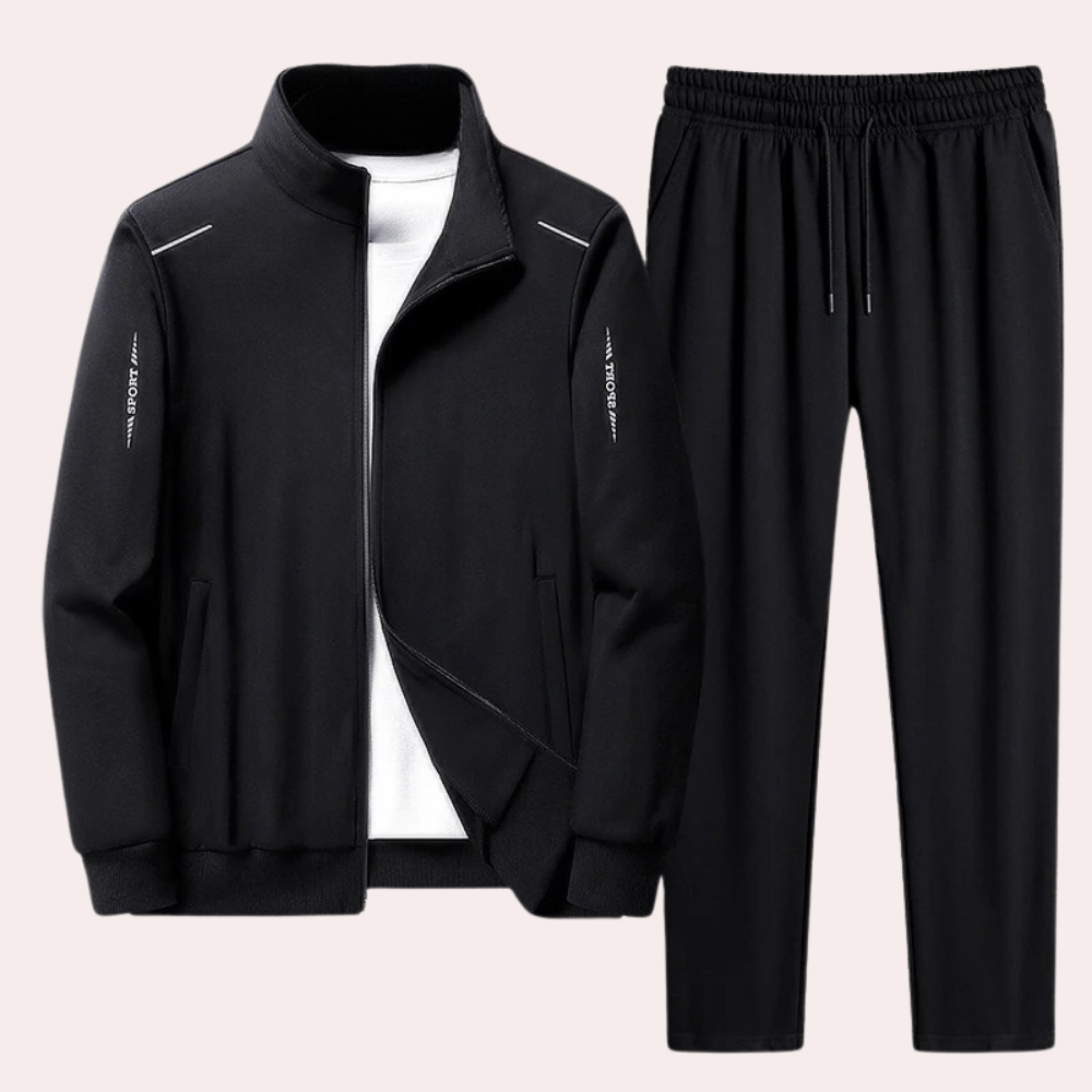 Tracksuit - Zip-Up - Leisure - Two-Piece Set - Workout Wear for Men