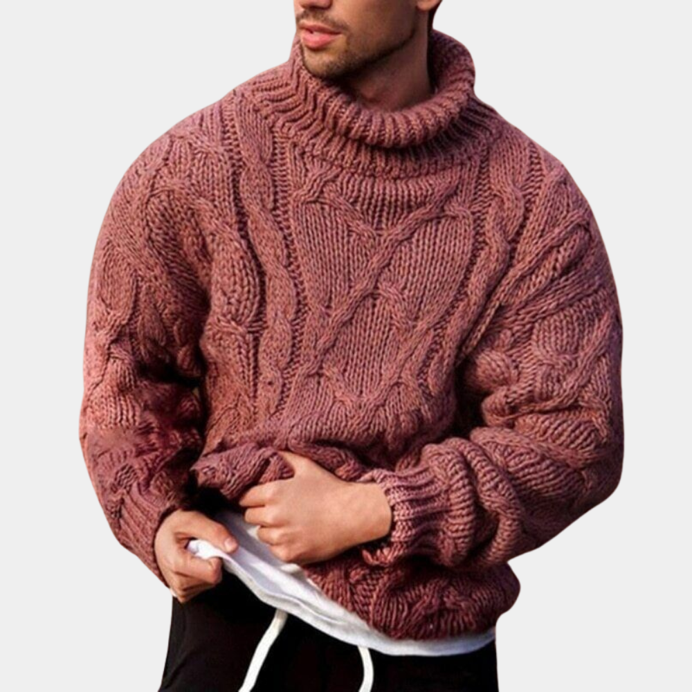 Knitted Jumper | Chunky | Turtleneck | Knitted Sweater | Men's Jumper