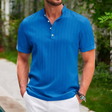 Polo Shirt | Quarter Button-Up | Short Sleeve | Polo T-Shirt | Men's Shirt