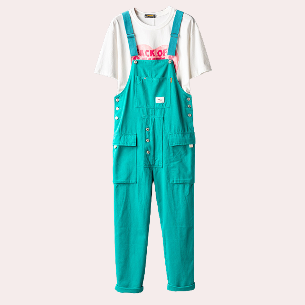 Men's Overalls | Cargo | Pockets | Dungarees | Men's Clothing