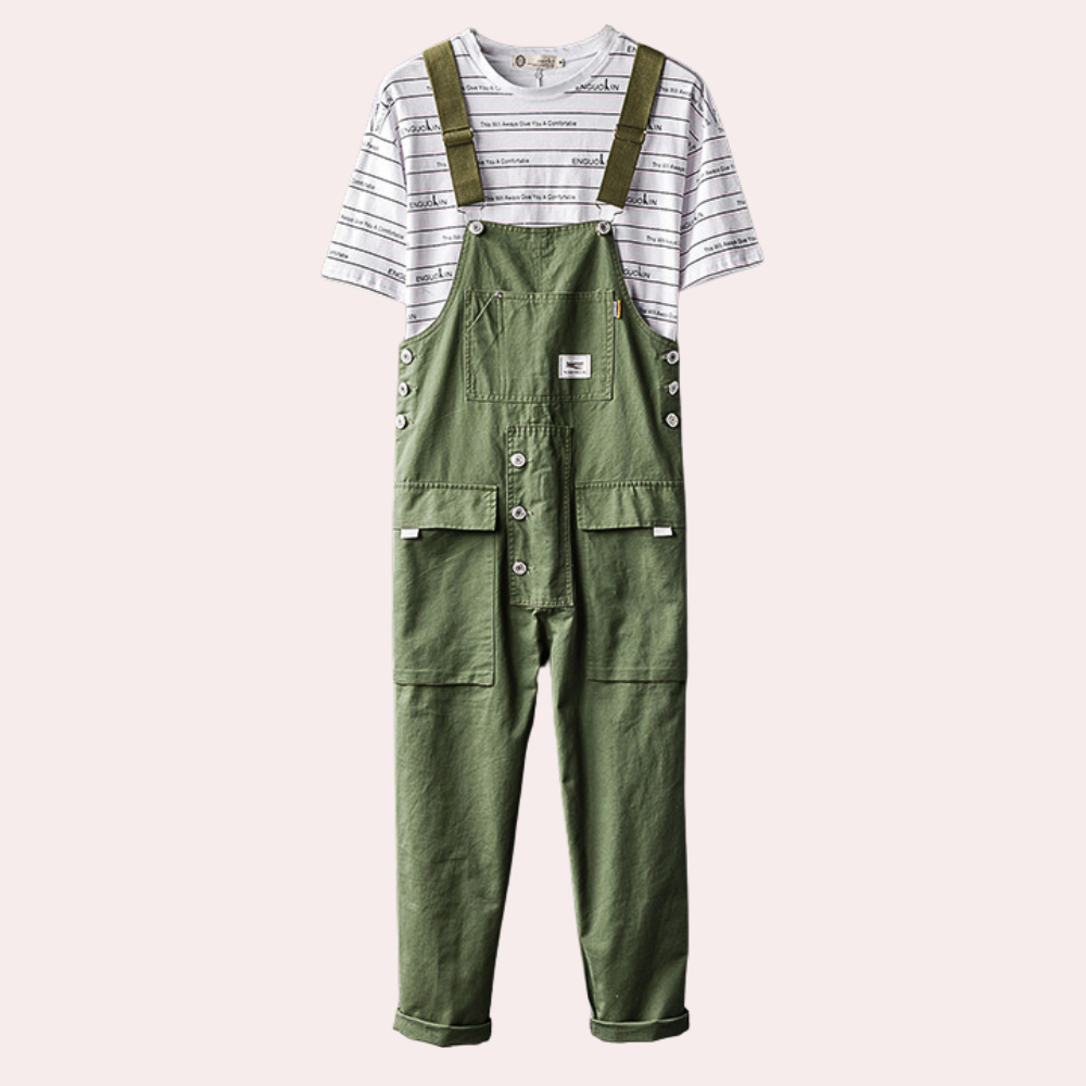 Men's Overalls | Cargo | Pockets | Dungarees | Men's Clothing