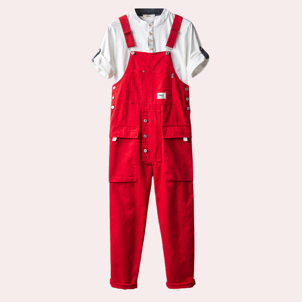 Men's Overalls | Cargo | Pockets | Dungarees | Men's Clothing