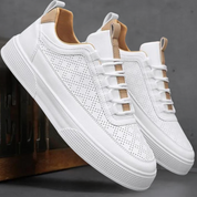 White Sneakers - Men's Lightweight Slip-On Sneakers for Summer
