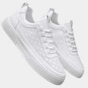 White Sneakers - Men's Lightweight Slip-On Sneakers for Summer