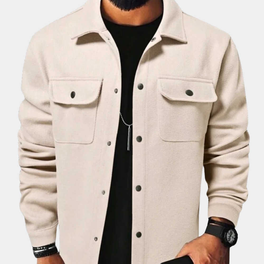 Summer Jacket | Buttoned Up | Breast Pockets | Overshirt | Men's Jackets