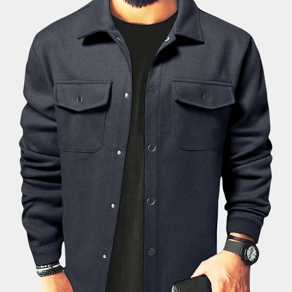 Summer Jacket | Buttoned Up | Breast Pockets | Overshirt | Men's Jackets