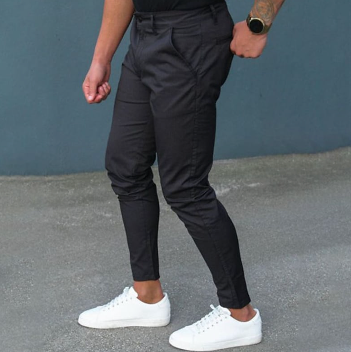 Men's Chinos - Casual Stretchy Slim Fit Chino Pants