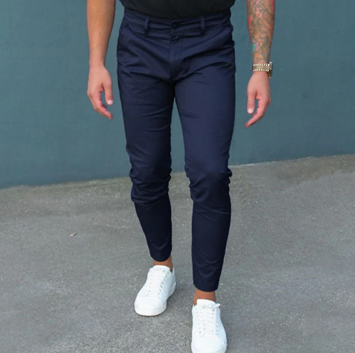 Men's Chinos - Casual Stretchy Slim Fit Chino Pants