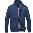 Summer Jacket - Men's Windproof Zip-Up Harrington Jacket
