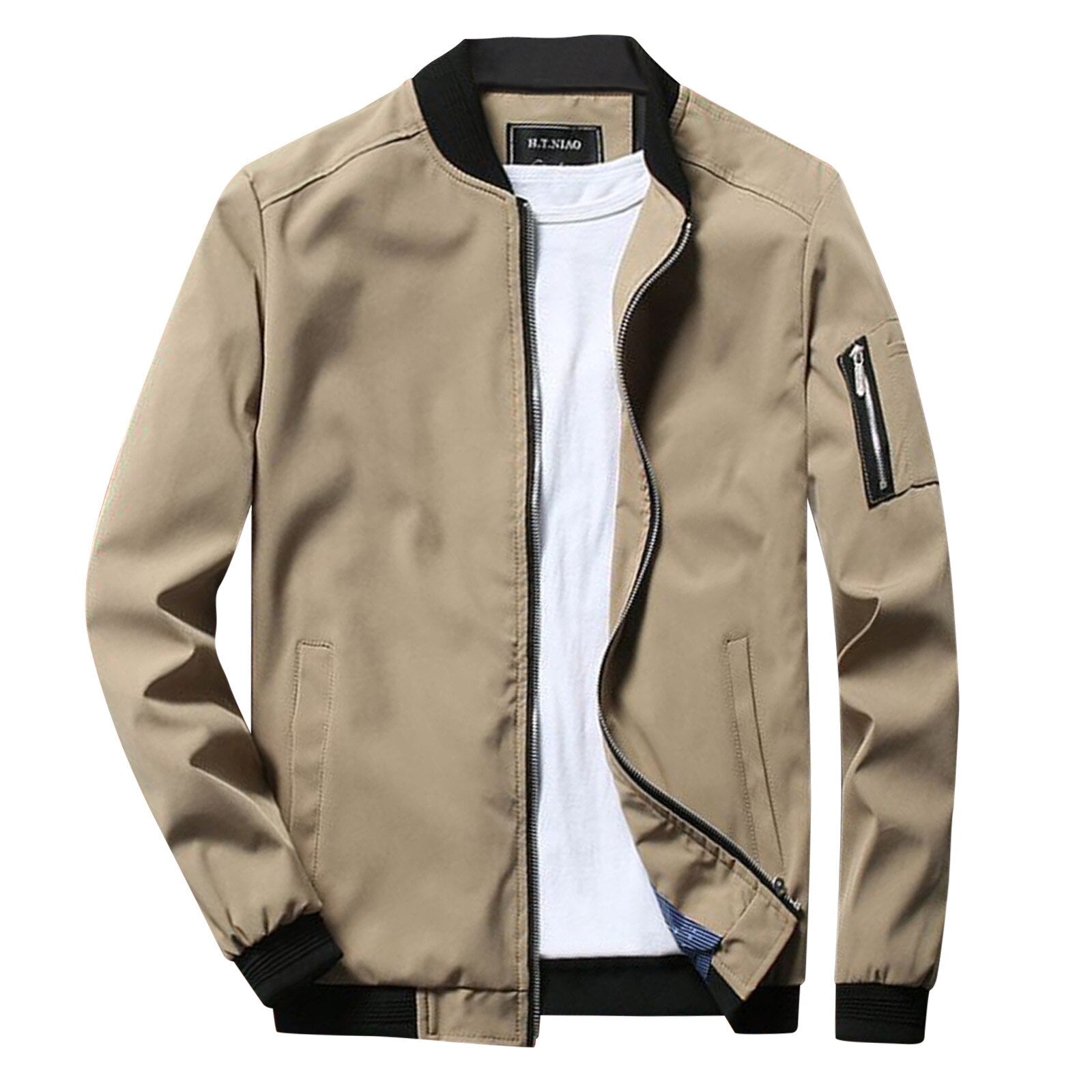 Summer Jacket - Lightweight - Zip-Up - Bomber Jacket - Men's Jacket