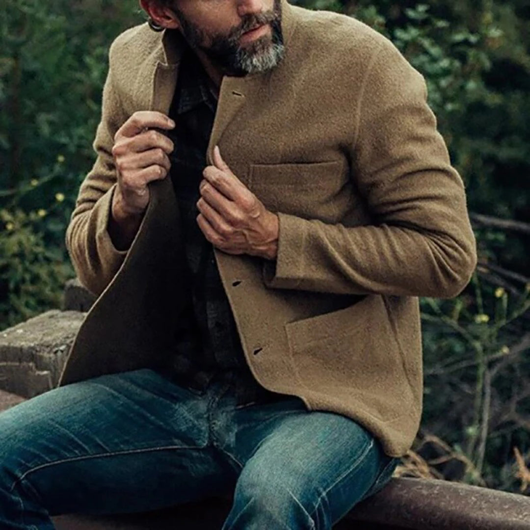 Summer Jacket | Button-Up | Pockets | Cardigan Jacket | Men's Cardigan