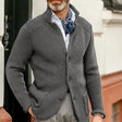 Cardigan – Button-up – Long-sleeved – Men's clothing – Cardigan