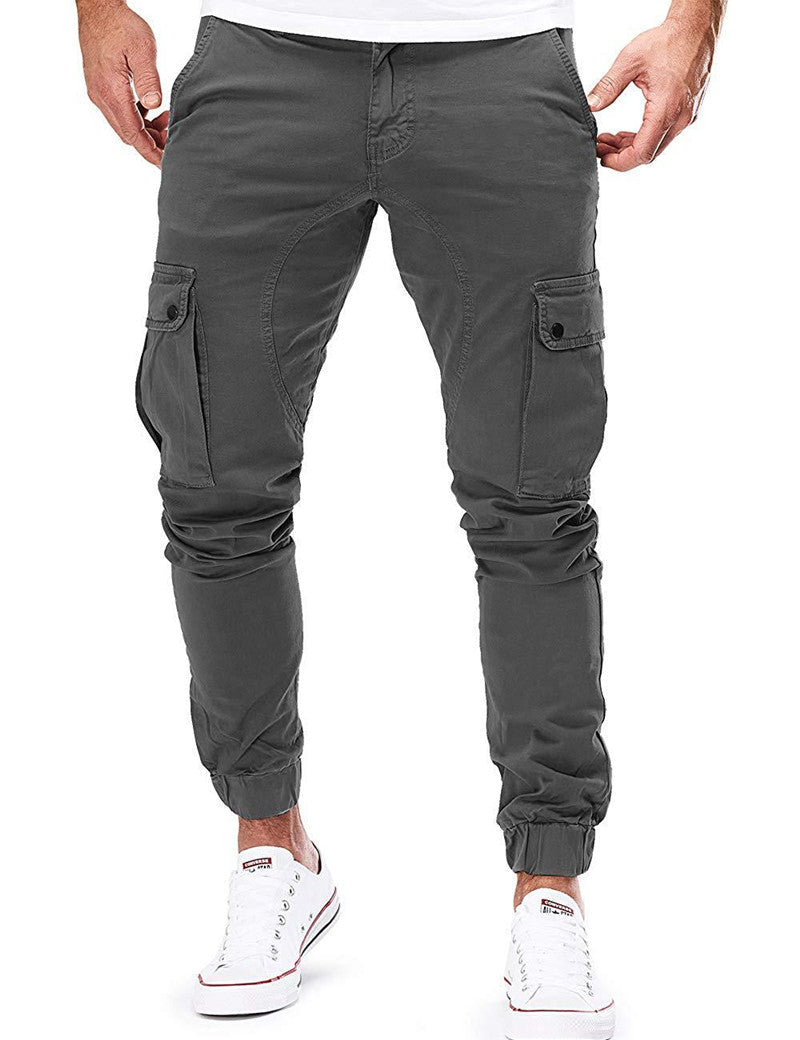 Cargo Pants | Elastic Ankles | pockets | Cargo Joggers | Men's Clothing-Southern-Taylor