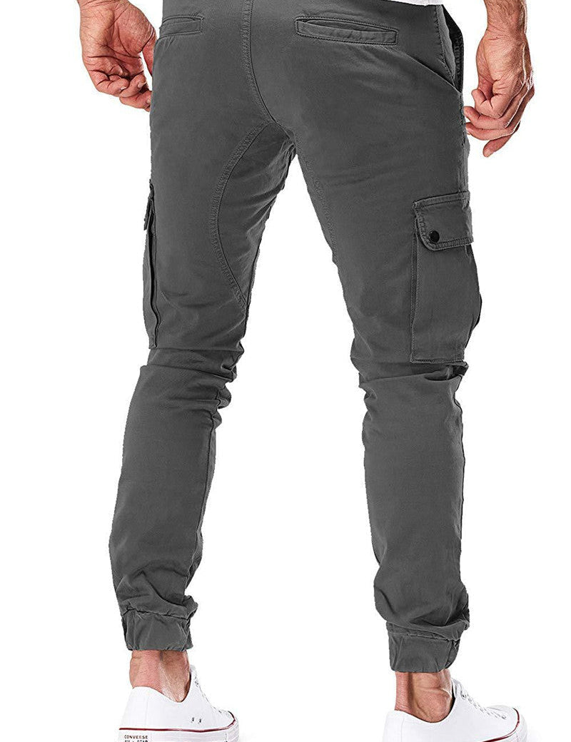 Cargo Pants | Elastic Ankles | pockets | Cargo Joggers | Men's Clothing-Southern-Taylor