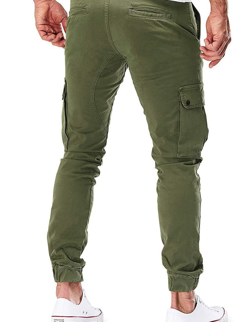 Cargo Pants | Elastic Ankles | pockets | Cargo Joggers | Men's Clothing-Southern-Taylor