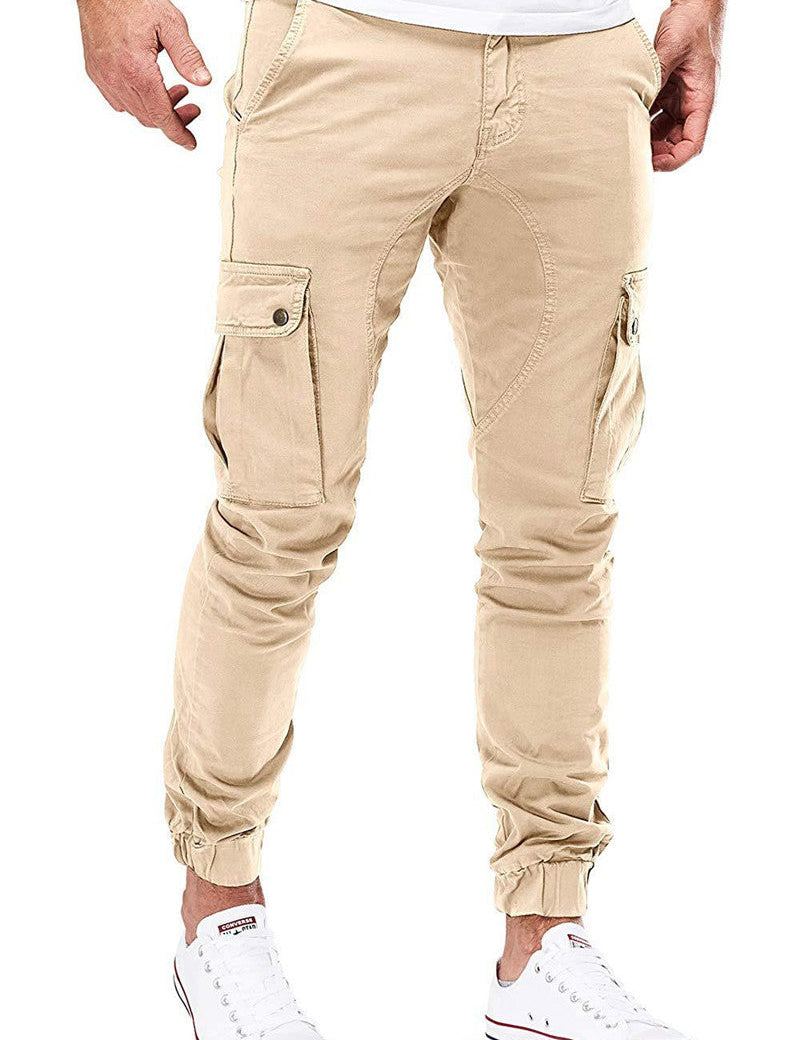 Cargo Pants | Elastic Ankles | pockets | Cargo Joggers | Men's Clothing-Southern-Taylor