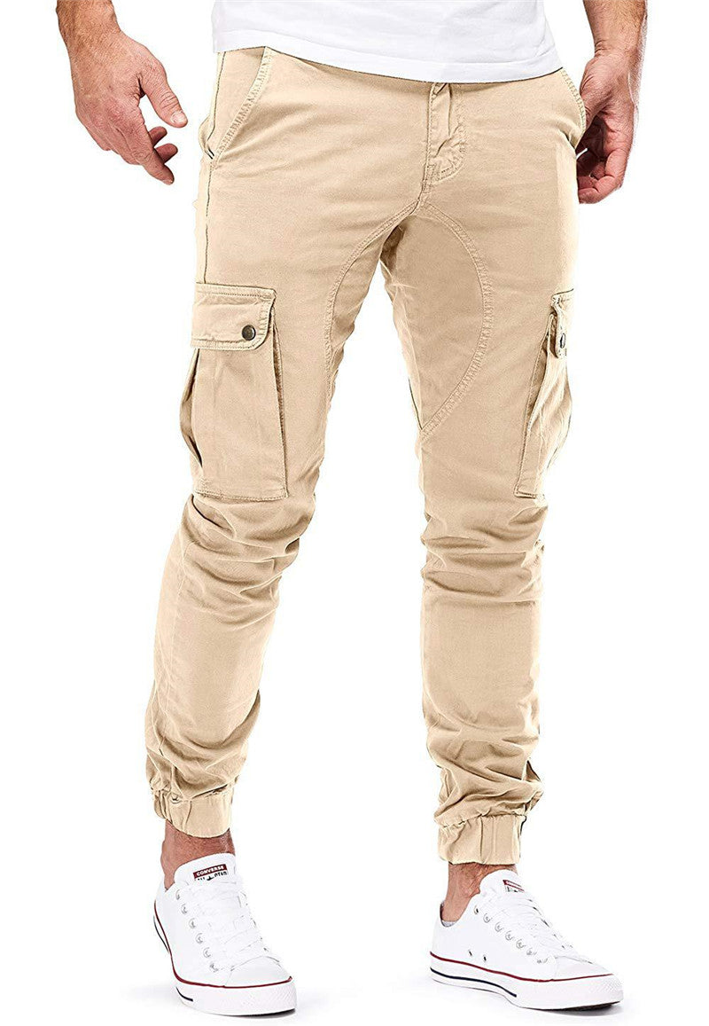 Cargo Pants | Elastic Ankles | pockets | Cargo Joggers | Men's Clothing-Southern-Taylor